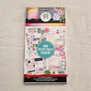 Me & My Big Ideas Create 365 The Happy Planner Choose Happy Mini Stickers NEW